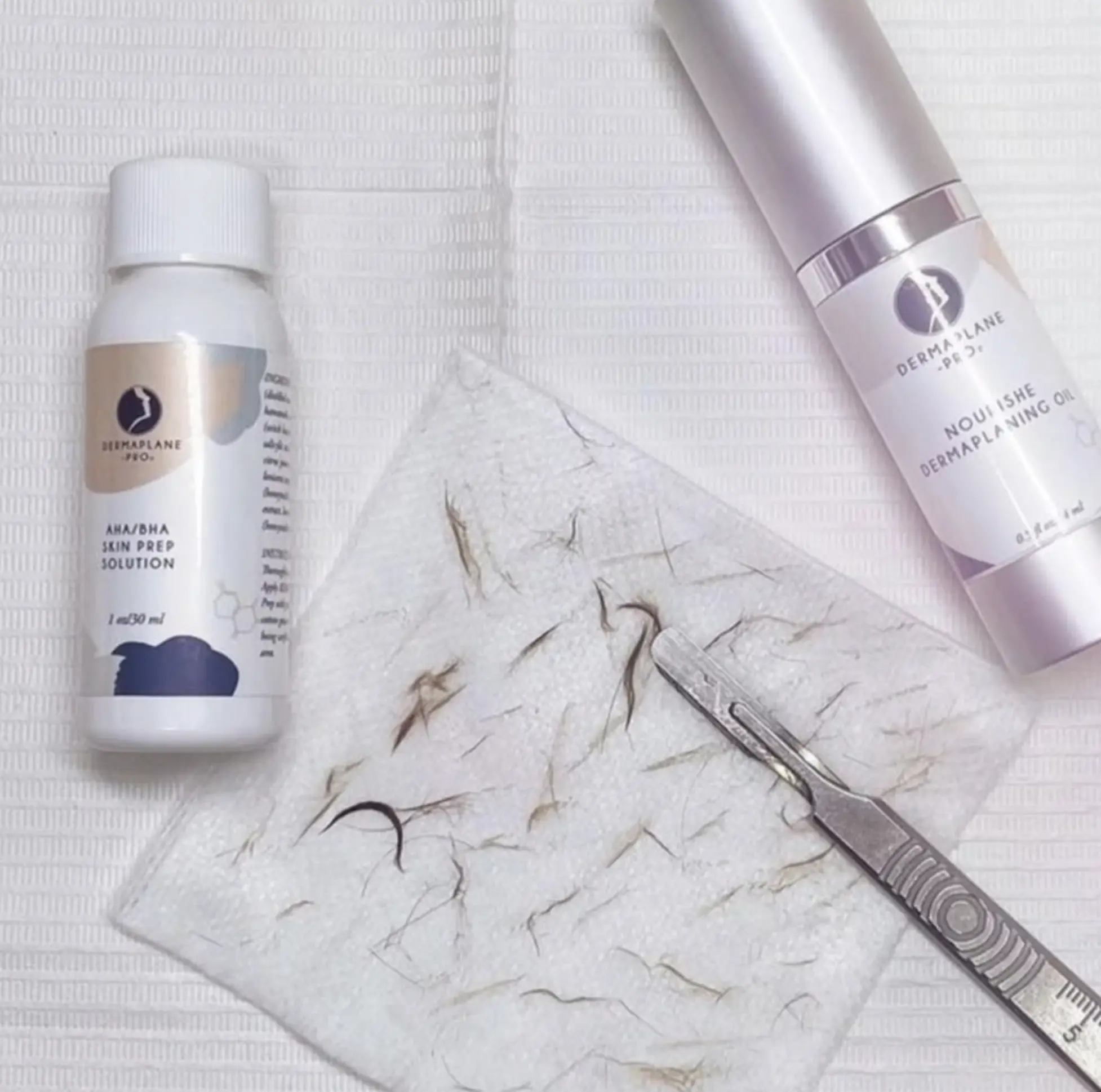 Dermaplaning vs at-home razor comparison